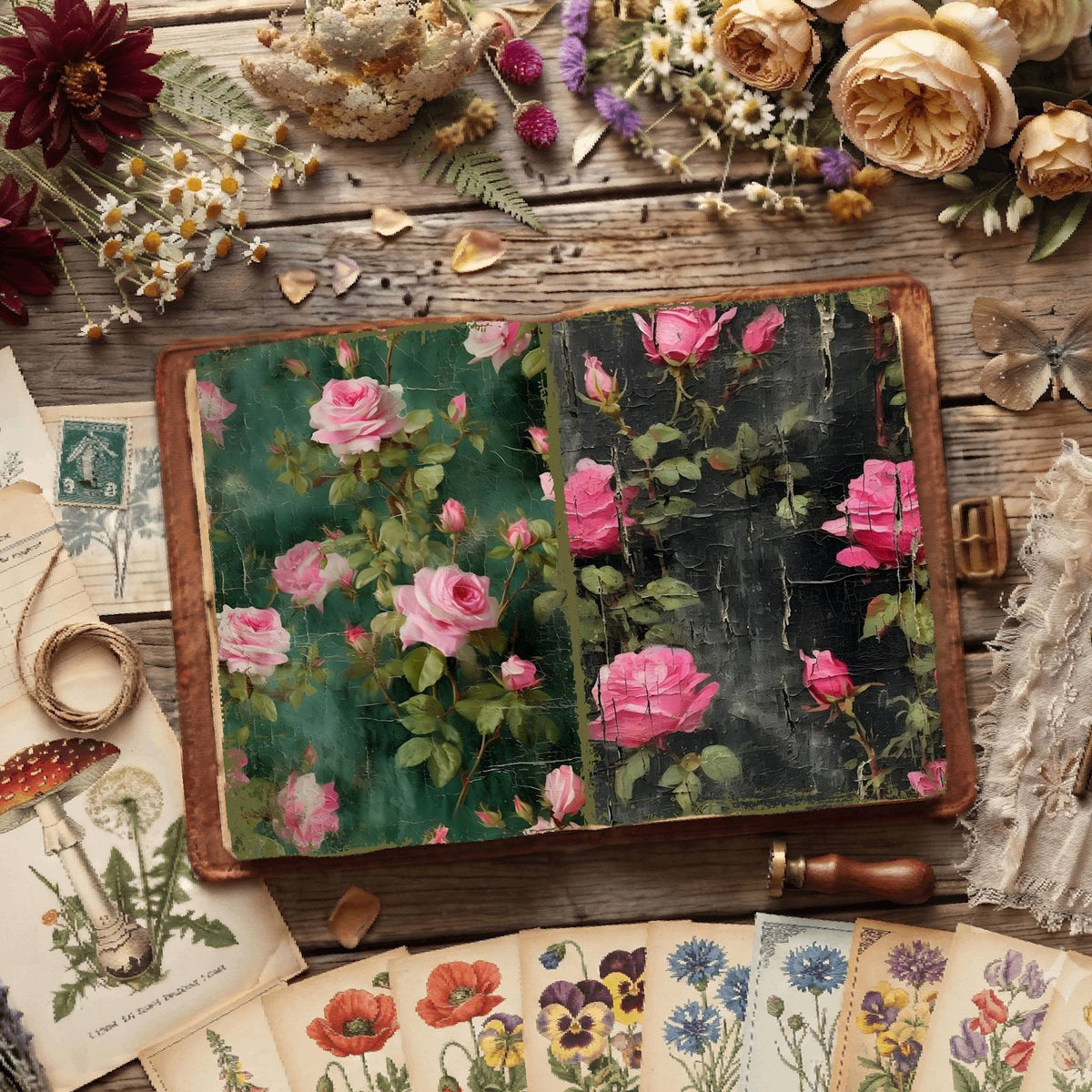 Floral Digital Papers