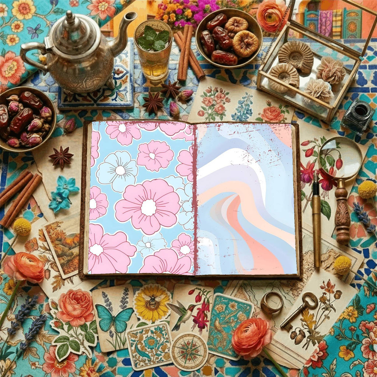 Floral Digital Papers