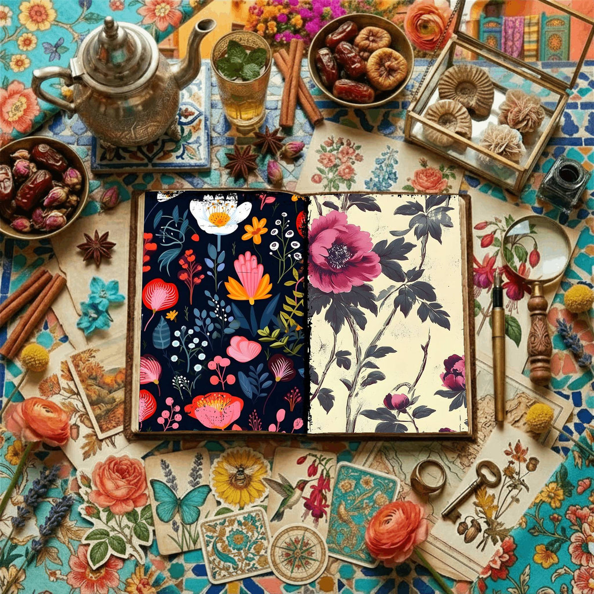 Floral Digital Papers