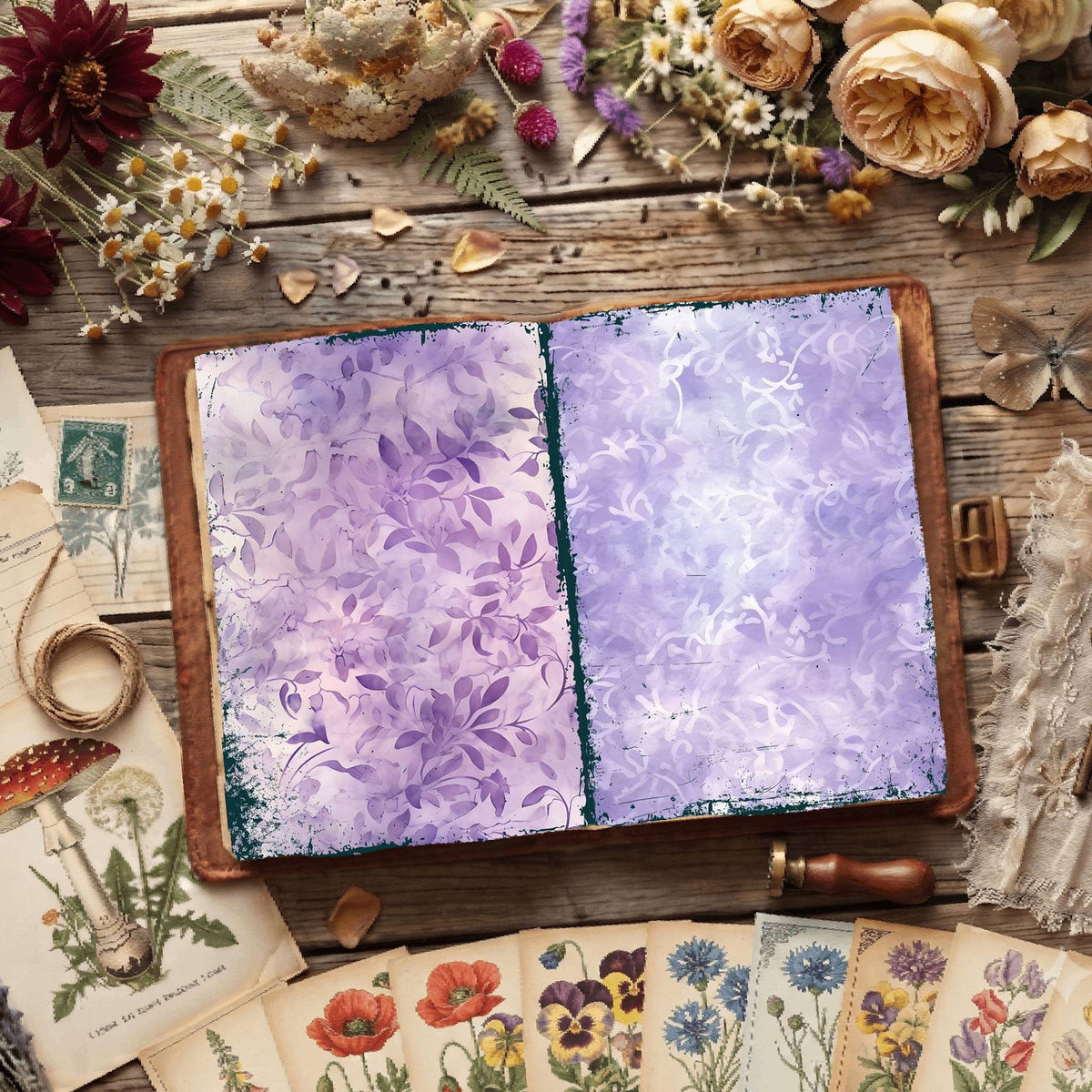 Floral Digital Papers