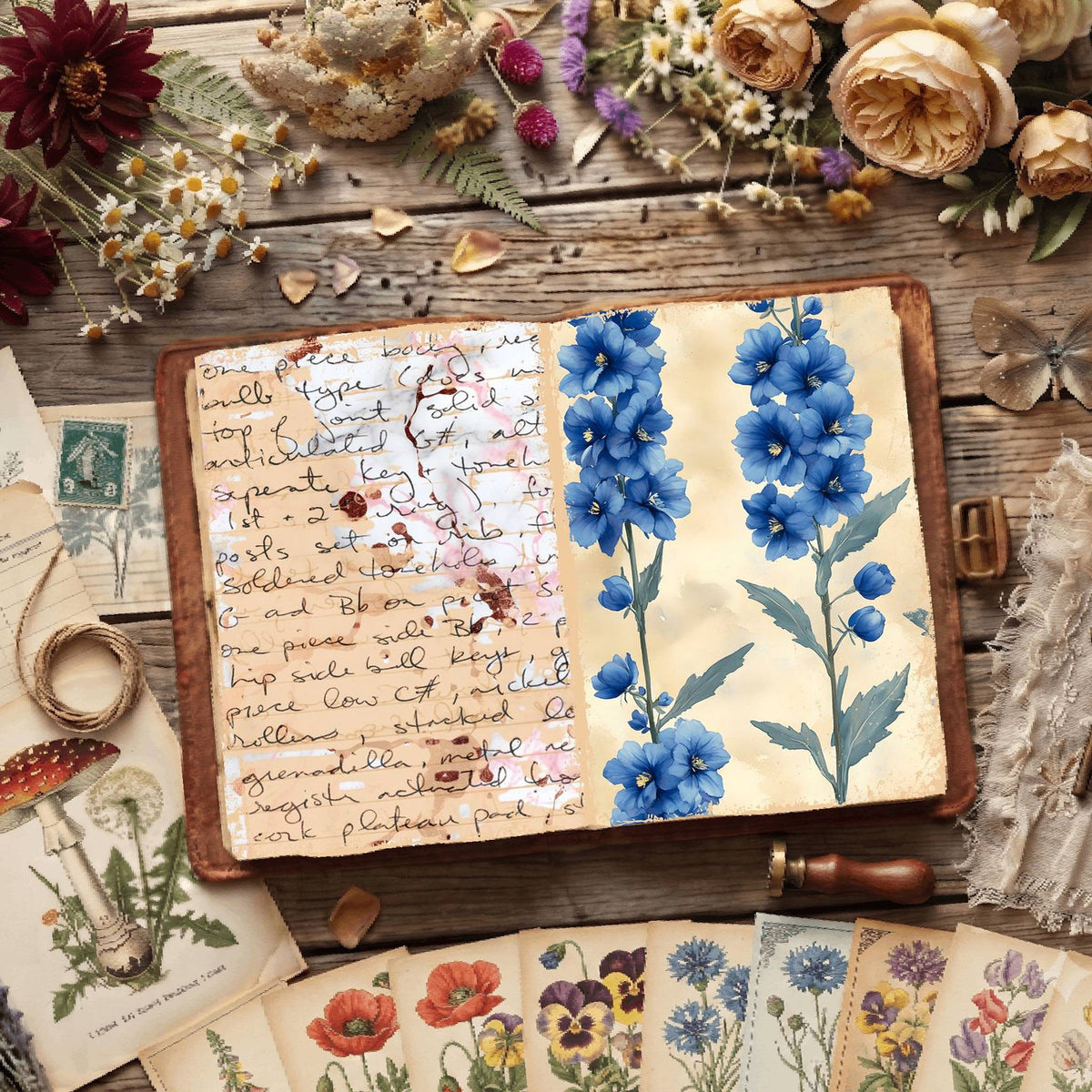 Floral Digital Papers