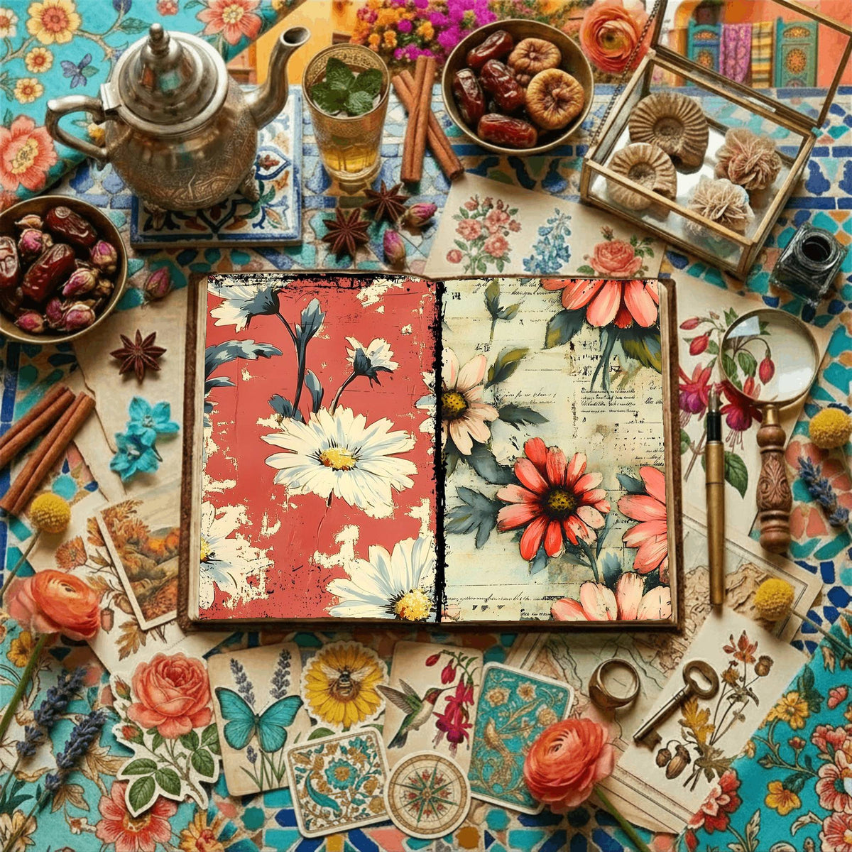 Floral Digital Papers