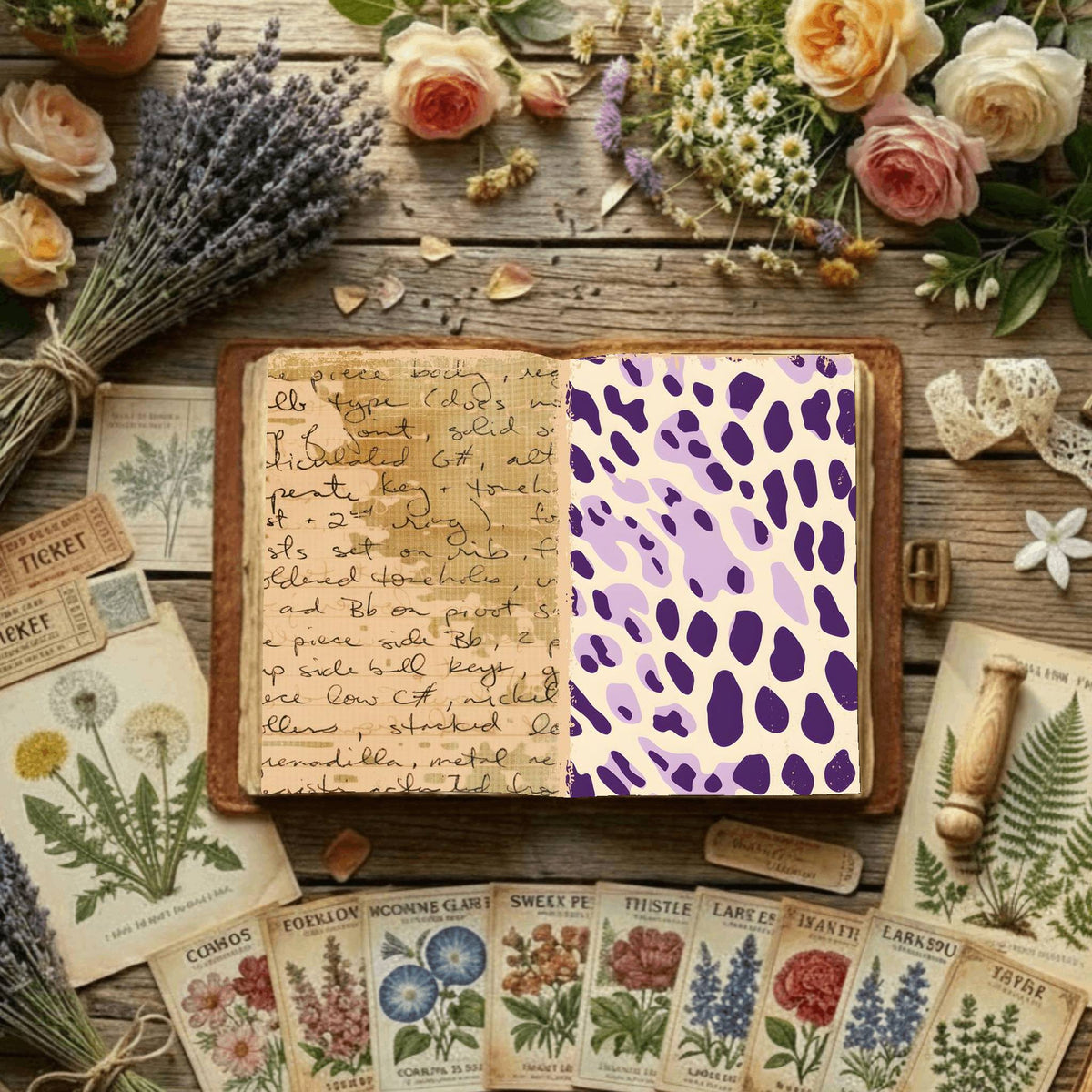 Floral Digital Papers