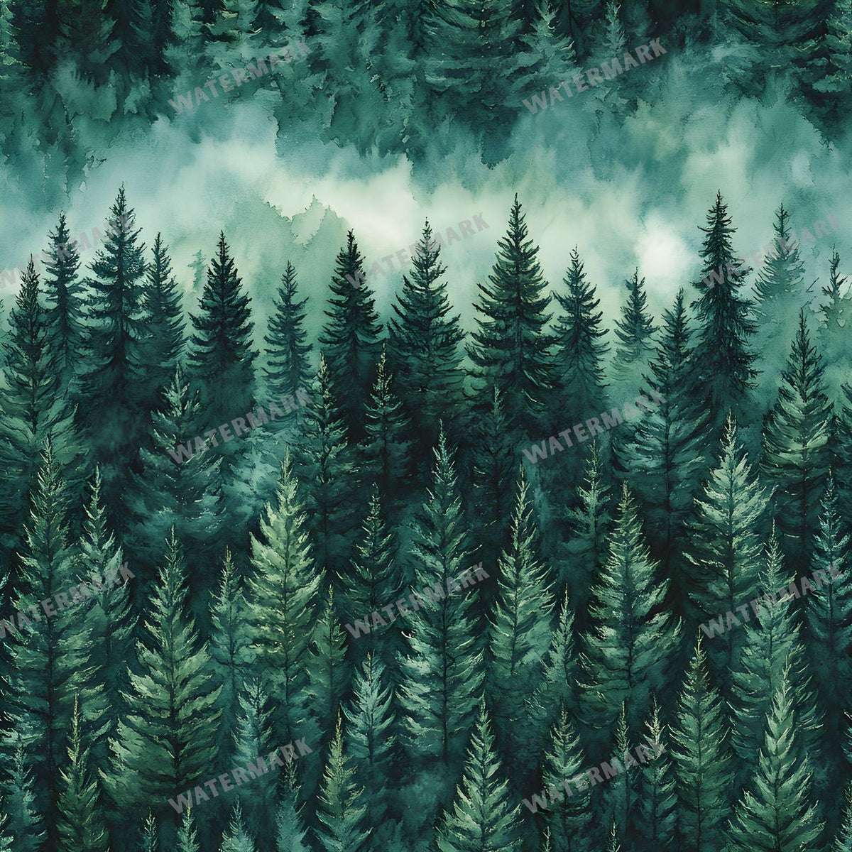 Forest Seamless Pattern