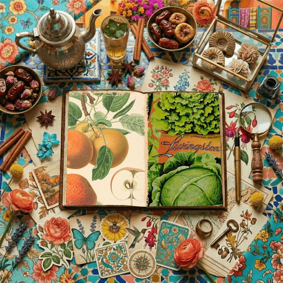 Fruit & Vegetables Digital Papers