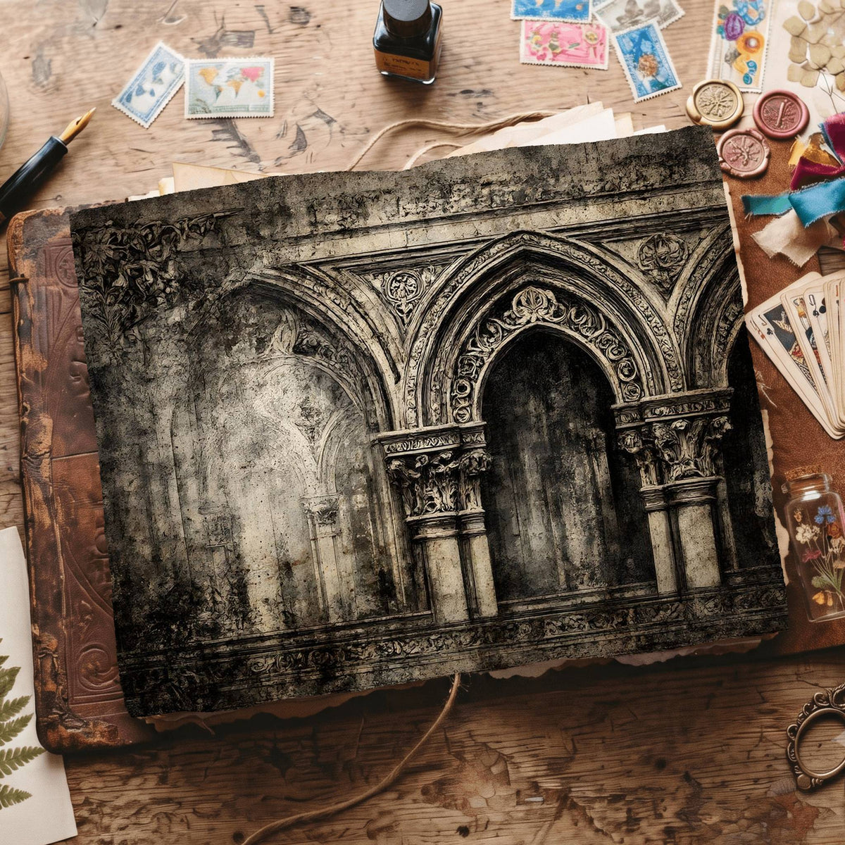 Gothic Digital Papers