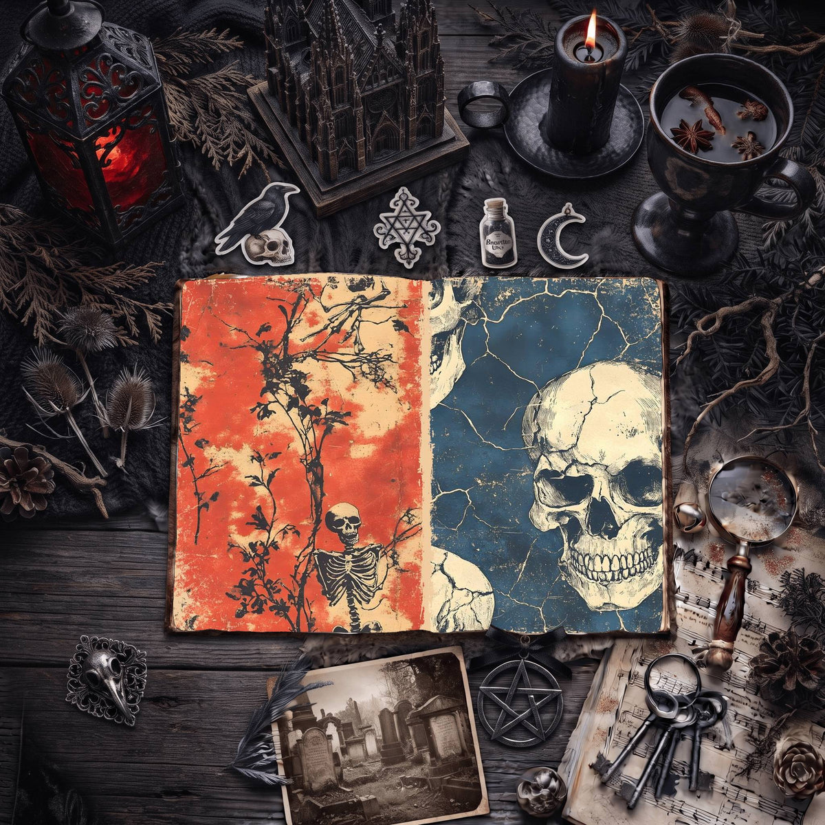 Gothic Digital Papers