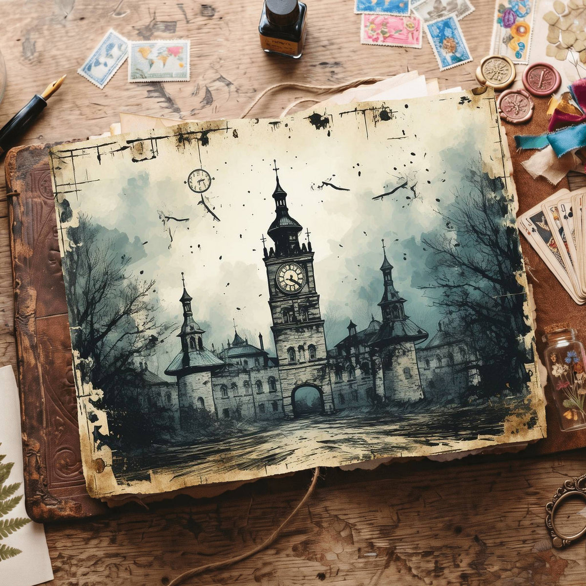 Gothic Digital Papers