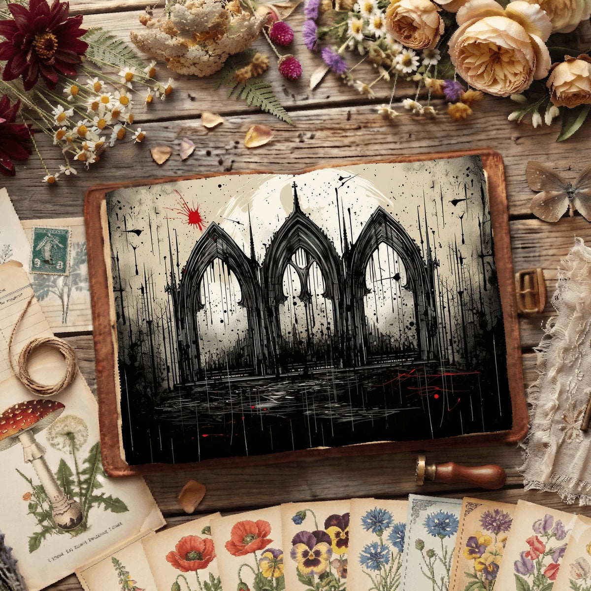 Gothic Digital Papers
