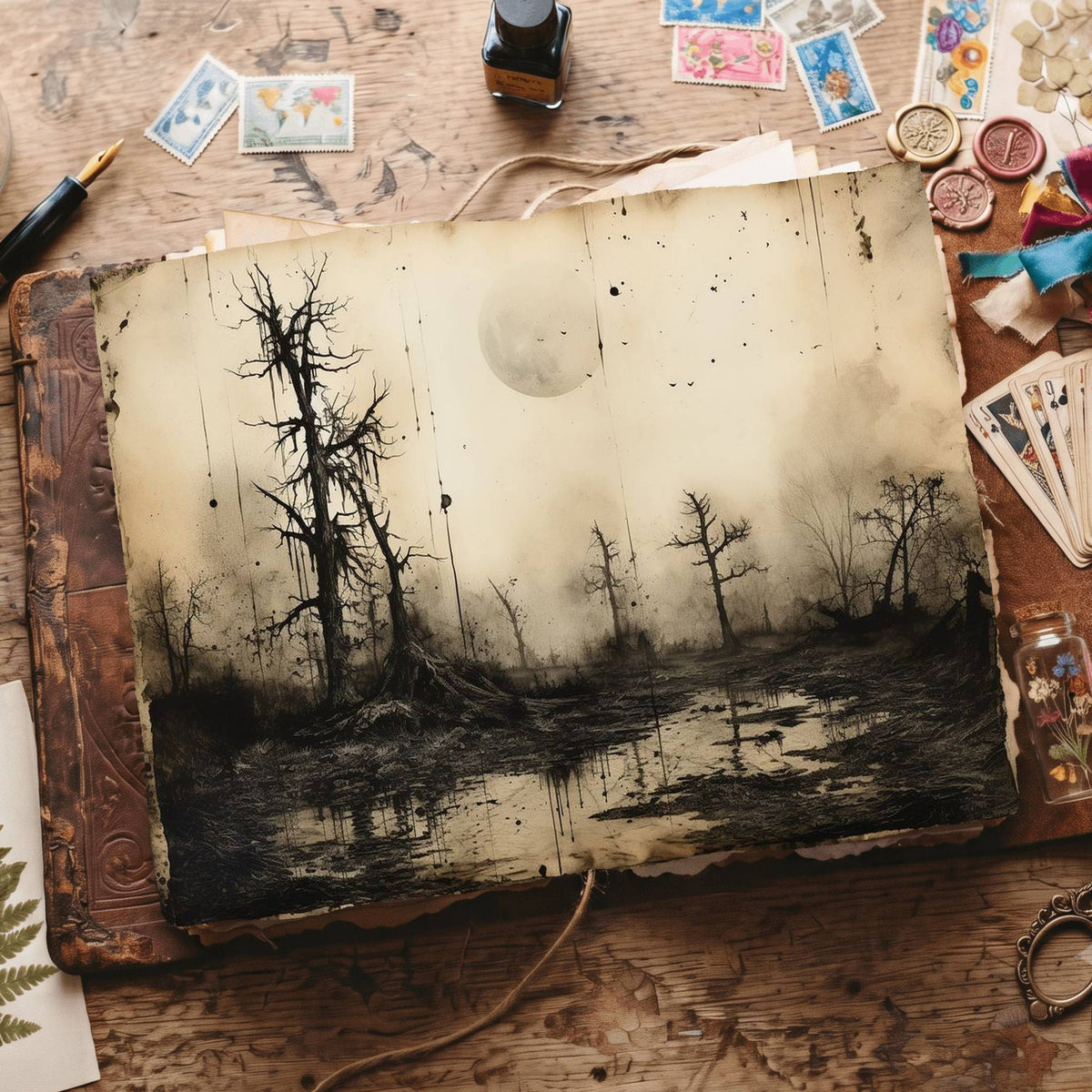 Gothic Digital Papers