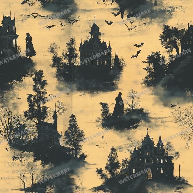 Halloween Seamless Pattern