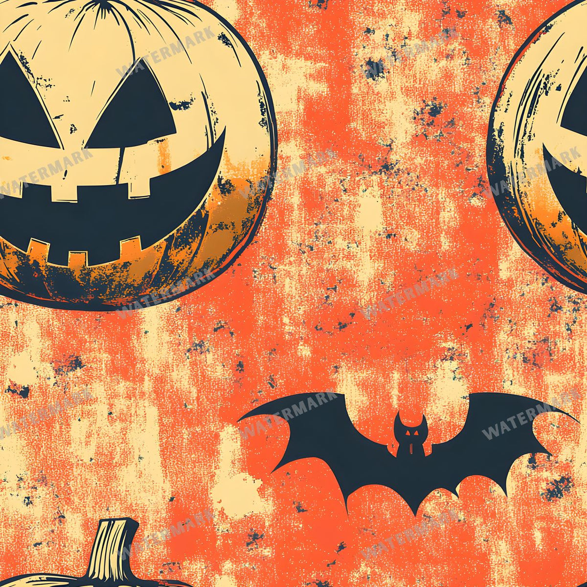 Halloween Seamless Pattern
