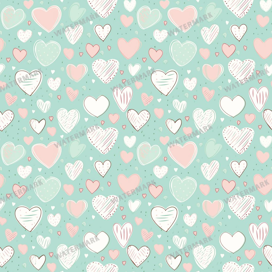 Hearts Seamless Pattern