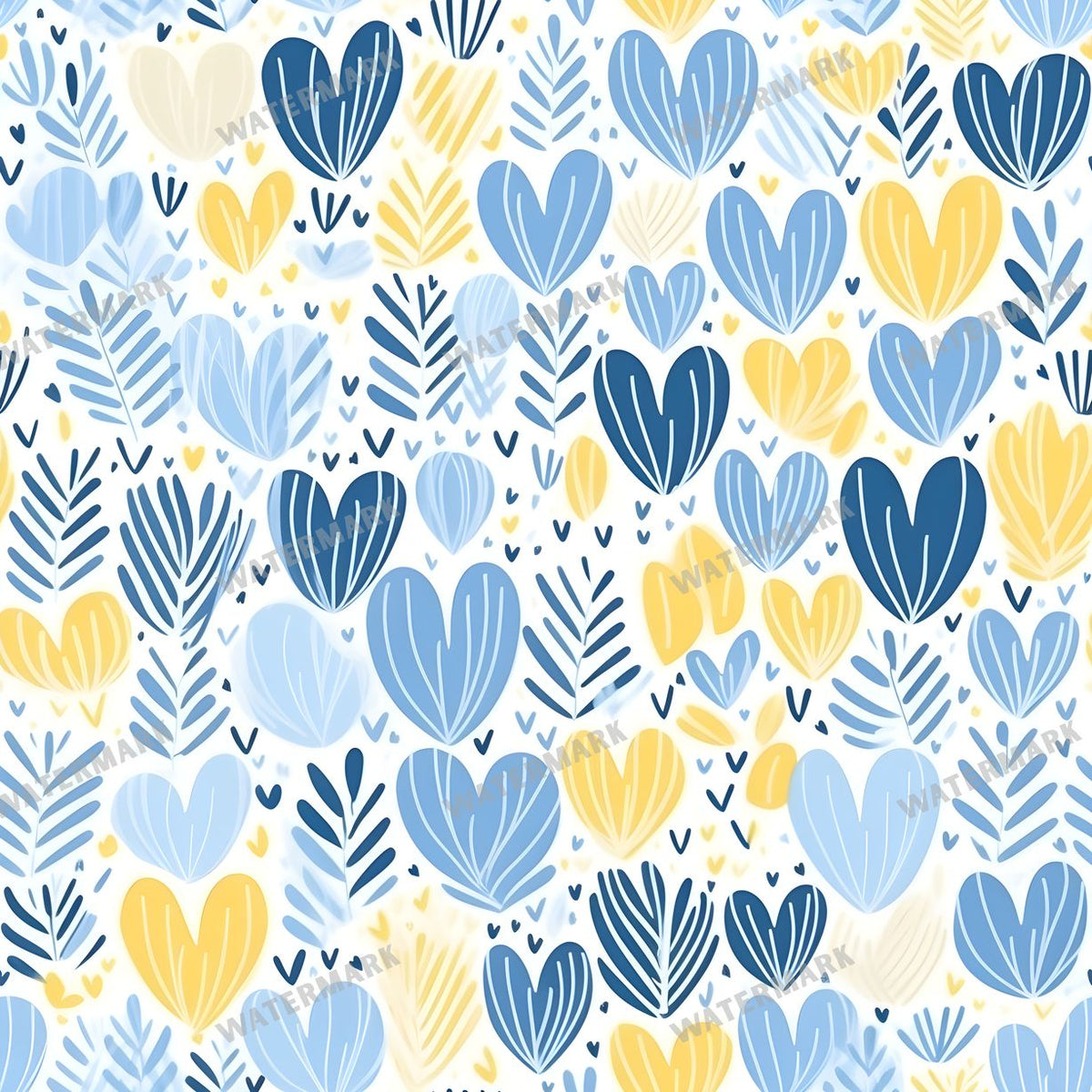 Hearts Seamless Pattern