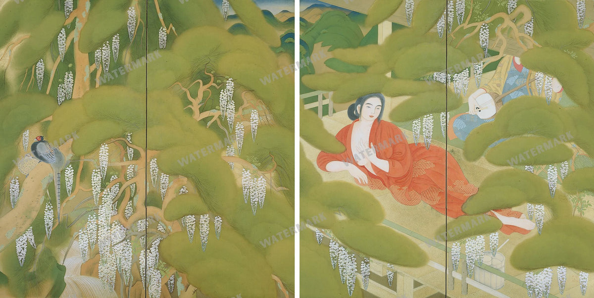 Japanese Art Vintage Paintings