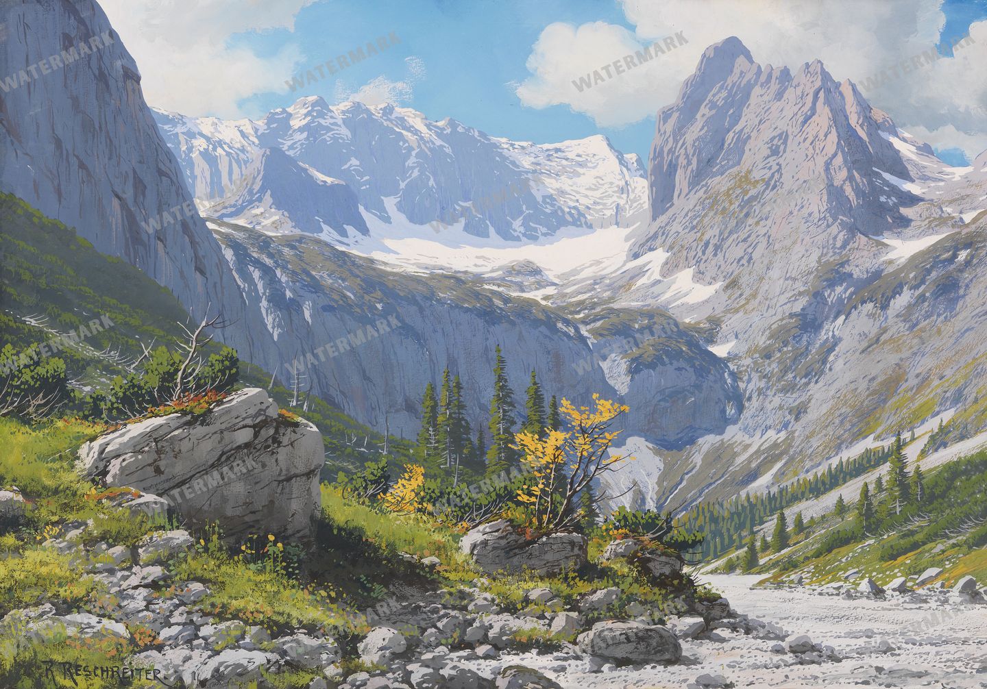 Landscapes Vintage Paintings