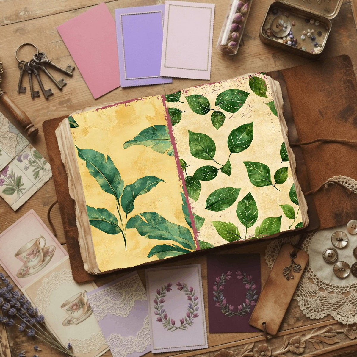 Leafy Digital Papers