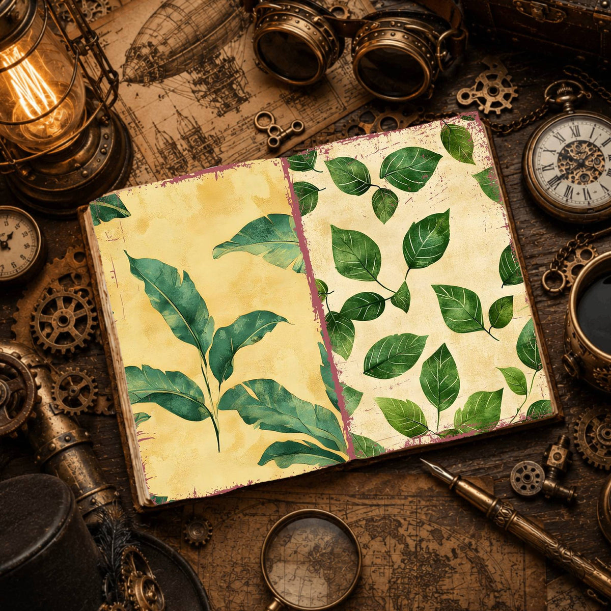 Leafy Digital Papers