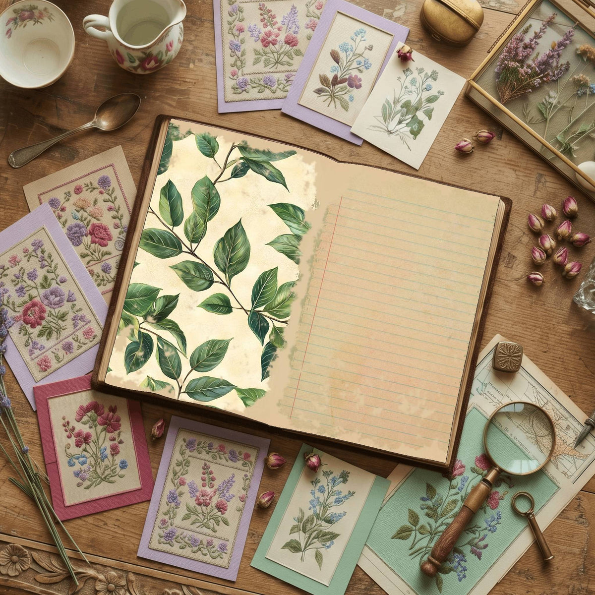 Leaves Digital Papers