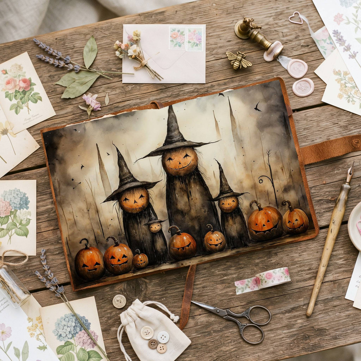 Mixed Halloween Digital Papers