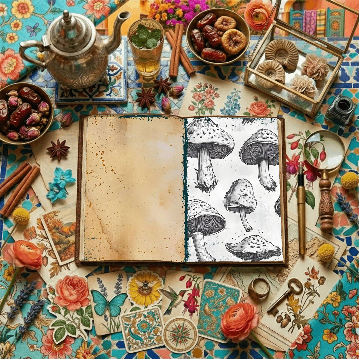 Mushroom Digital Papers