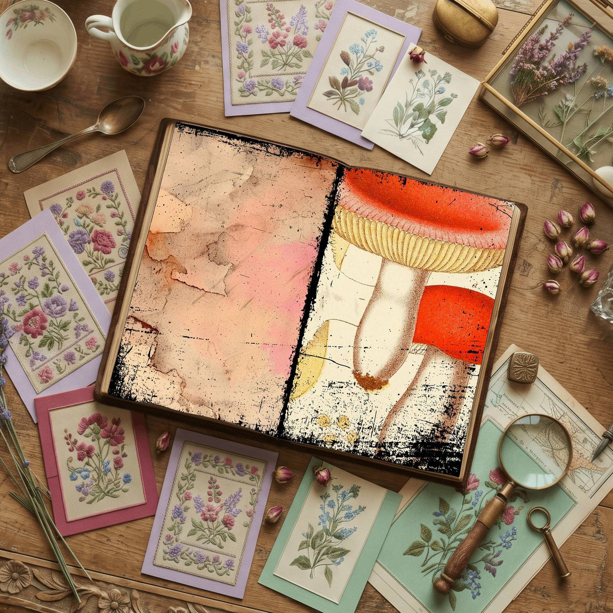 Mushroom Digital Papers