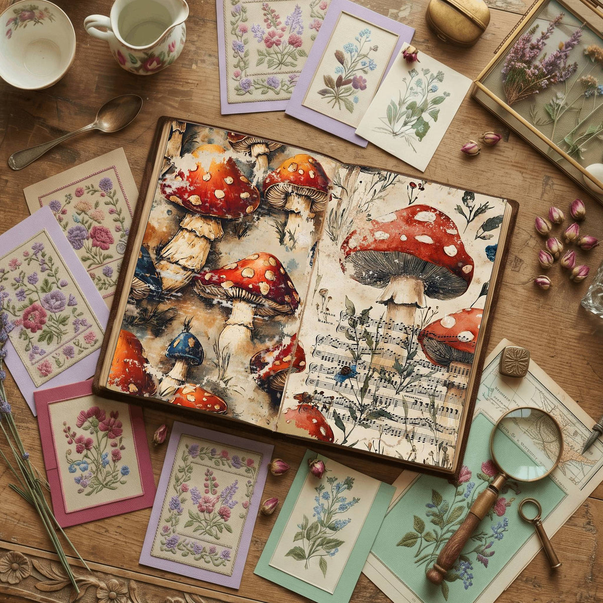 Mushroom Digital Papers