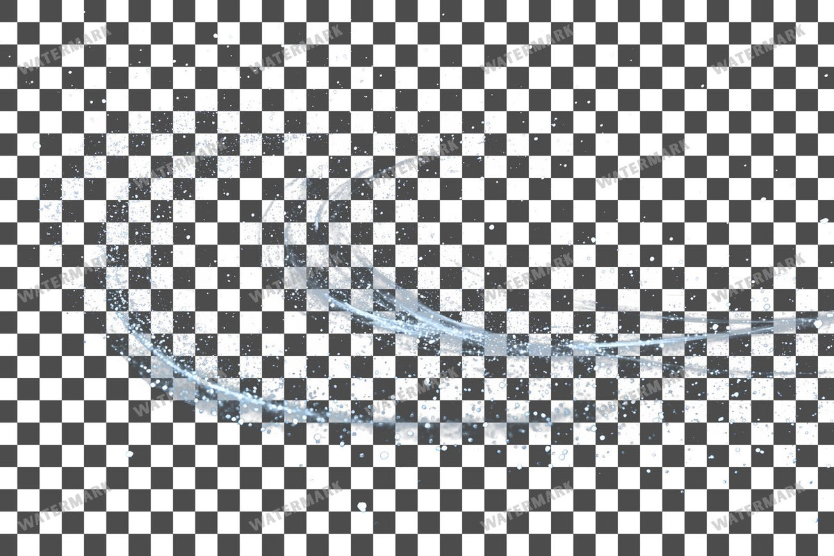 Snowflake Flurry Overlay Swirling Flakes