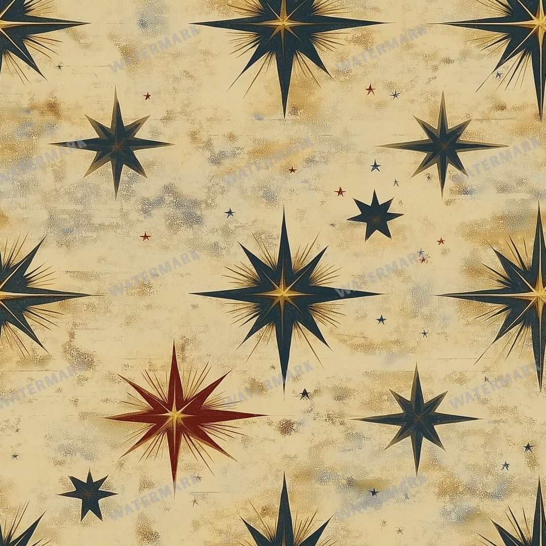 Space And Celestial Seamless Pattern