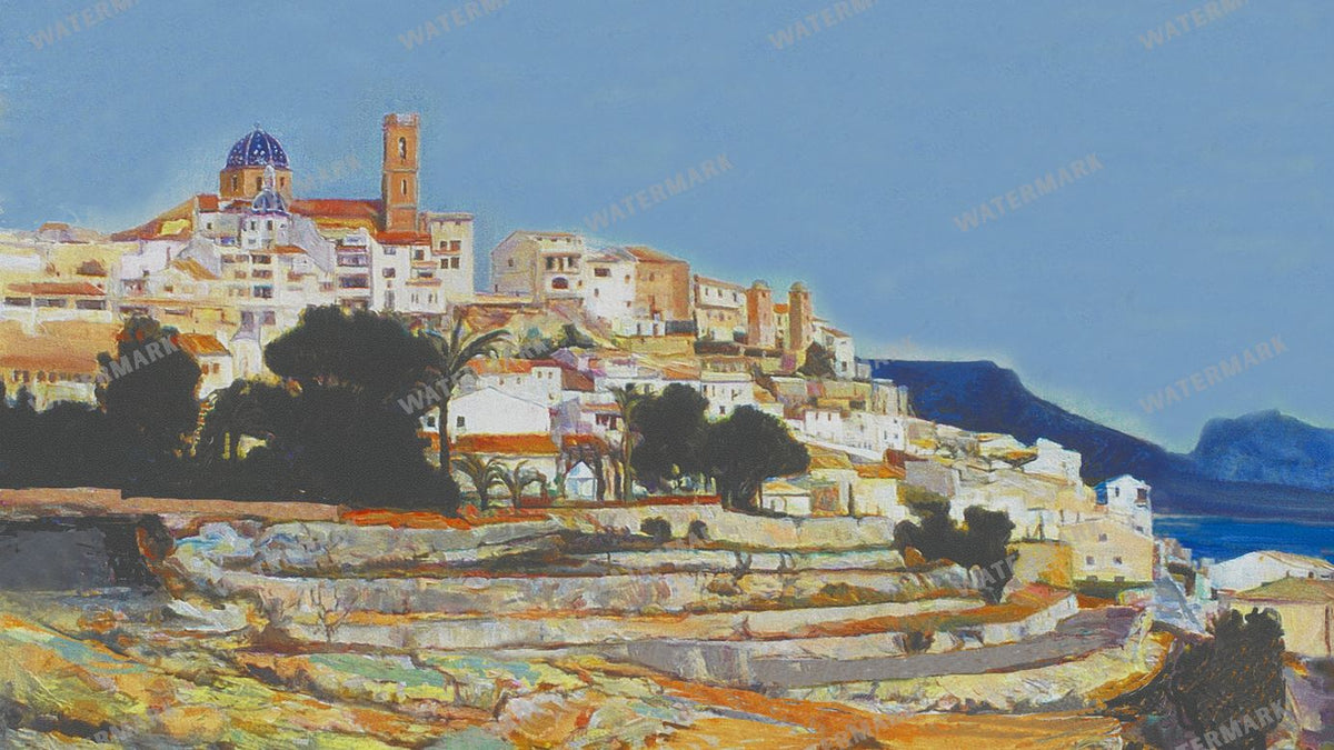 Spain Vintage Paintings Vintage Paintings