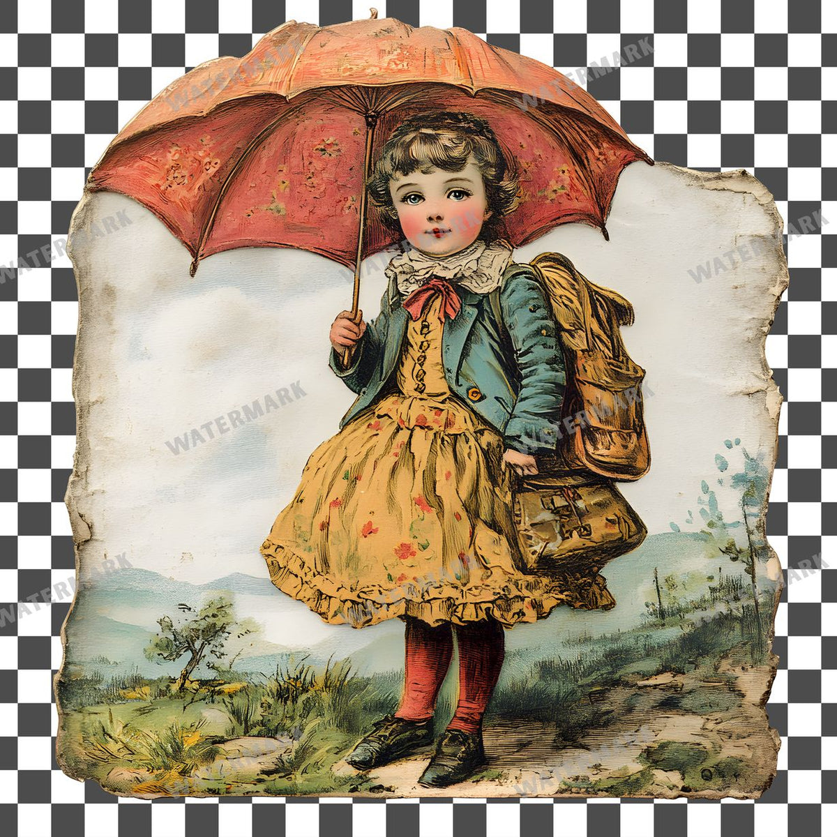 Toy Vintage Style Clipart Pngs