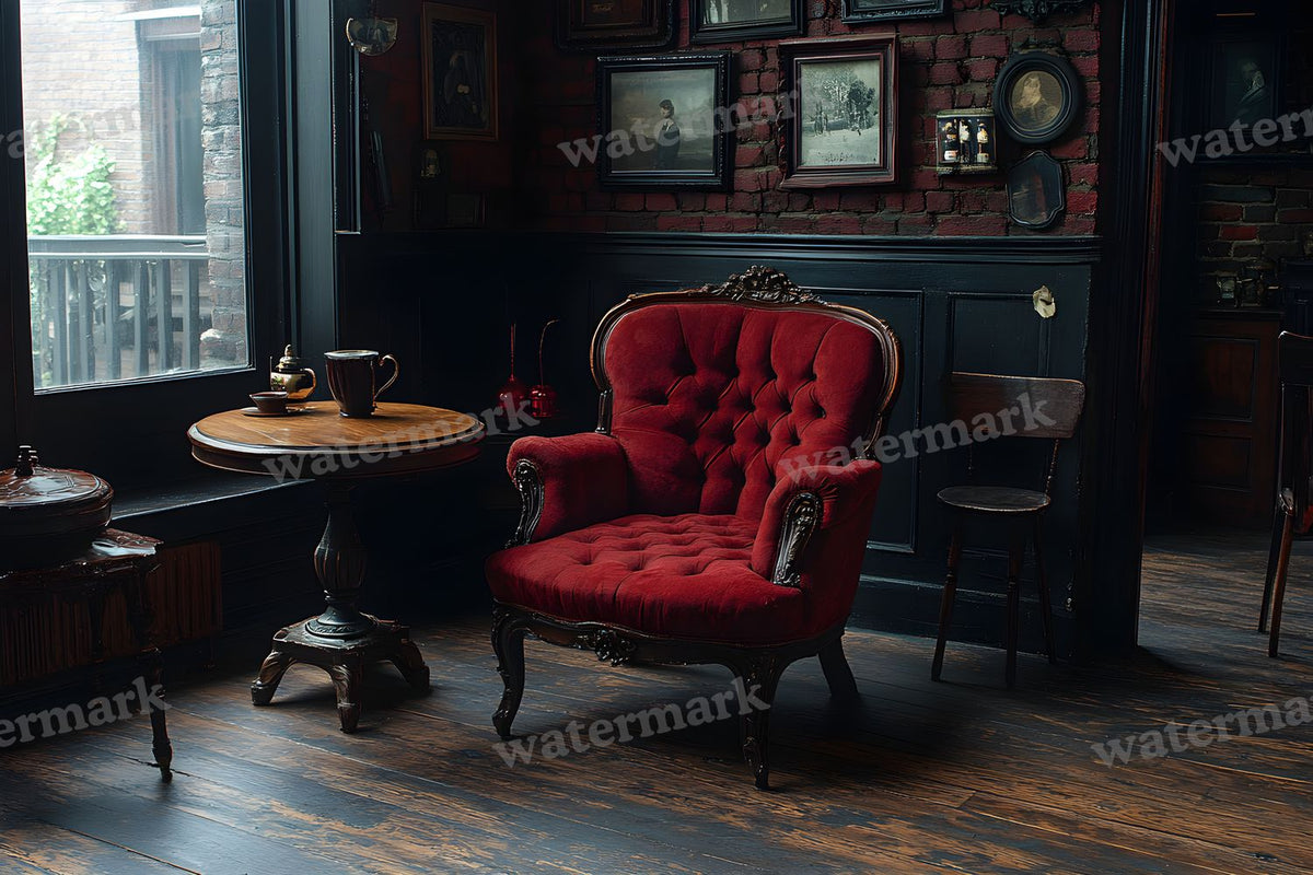 Victorian Cinematics digital photo backdrop for photo editing, preview 18
