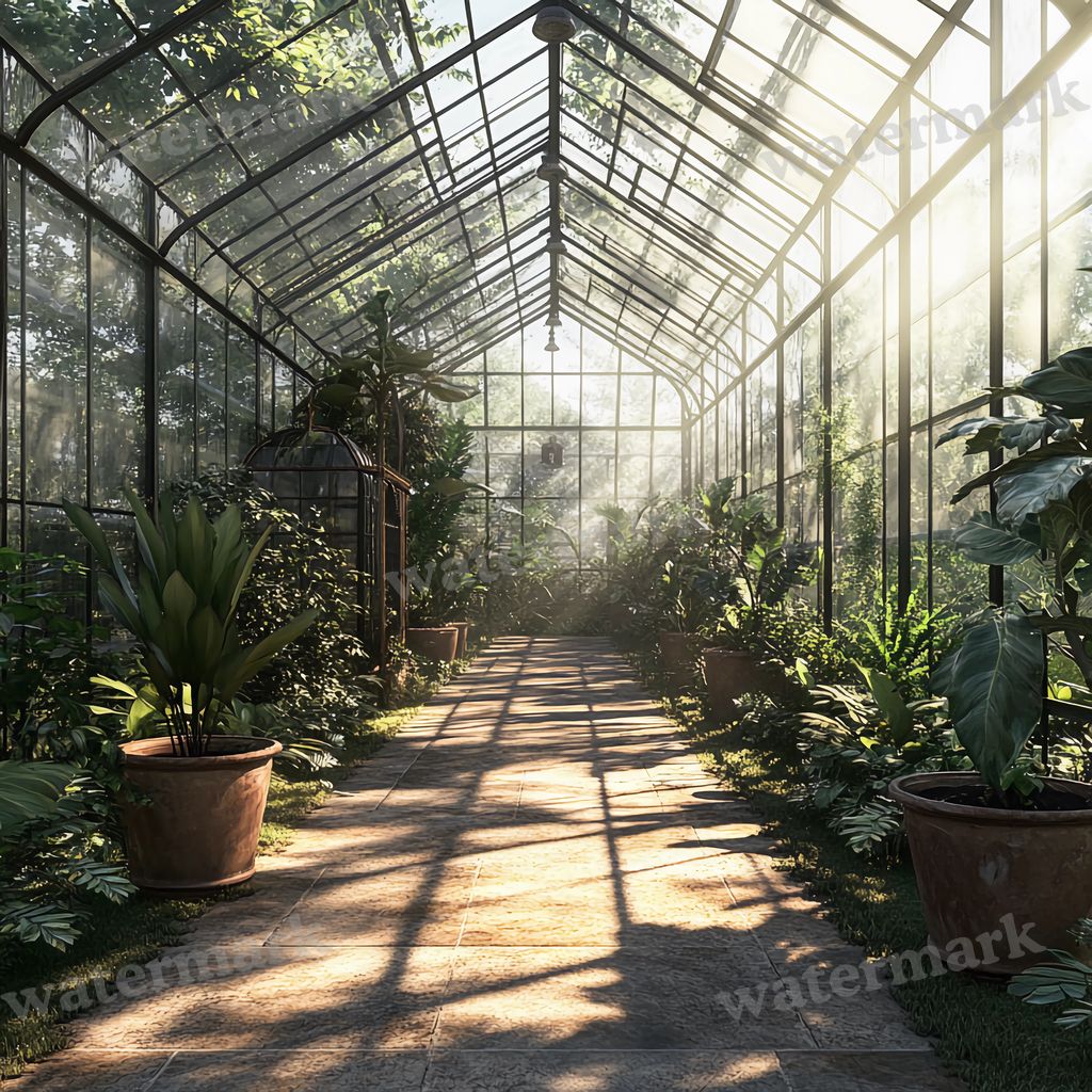 Victorian Greenhouse Backdrop Images