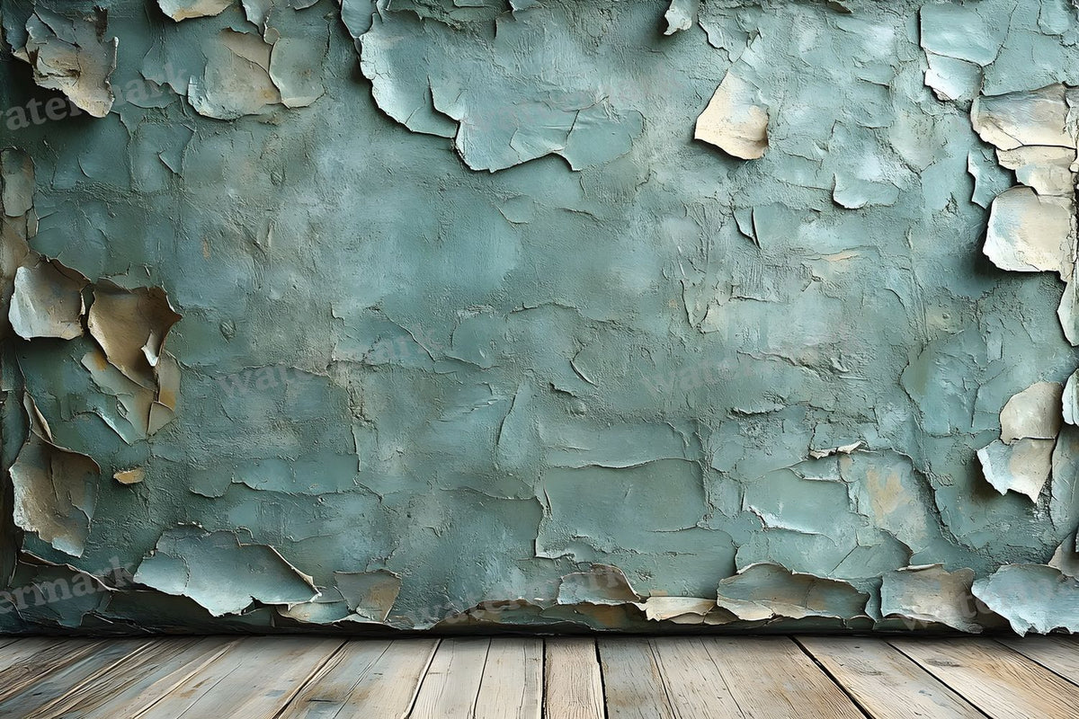 Vintage Textured Wall Muted Olive digital photo backdrop for photo editing, preview 18