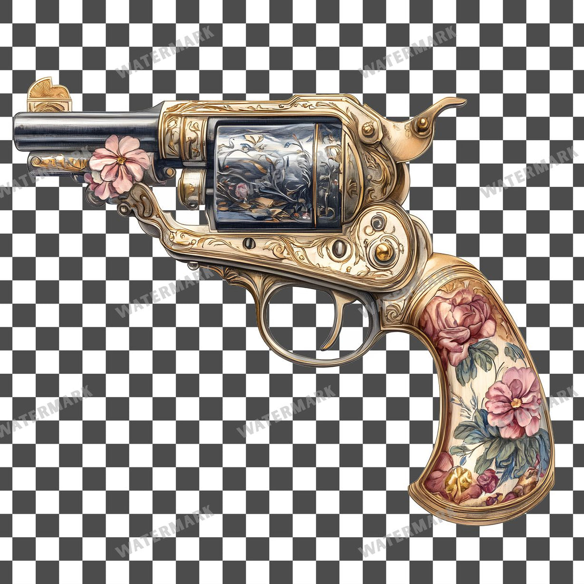 Weapon Vintage Style Clipart Pngs