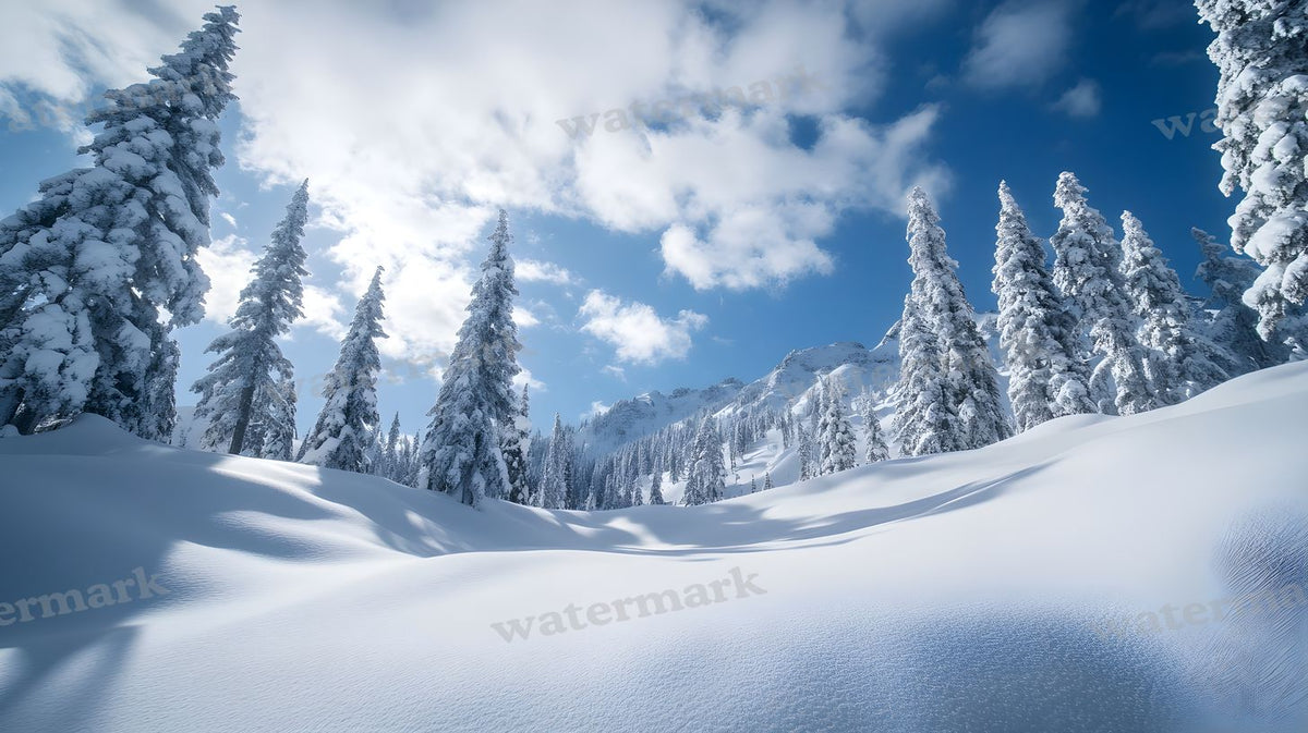 Winter Snow Backdrop Images