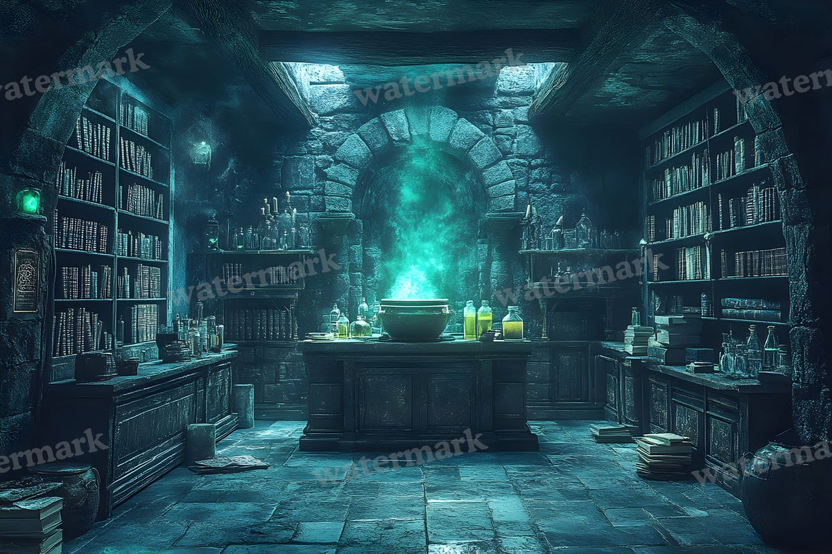 Witch Potion Room Backdrop Images