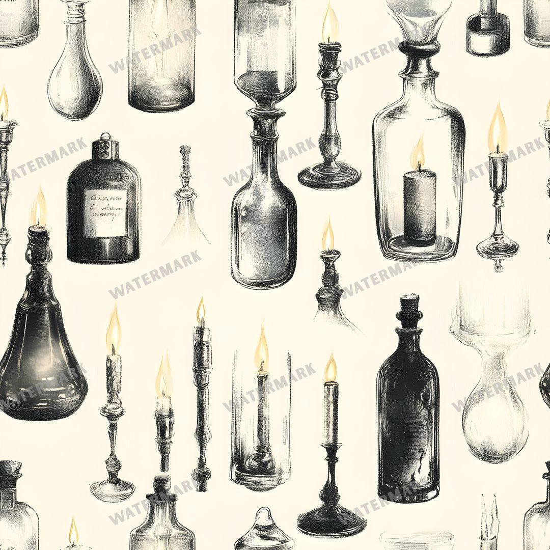 Witchcraft Seamless Pattern
