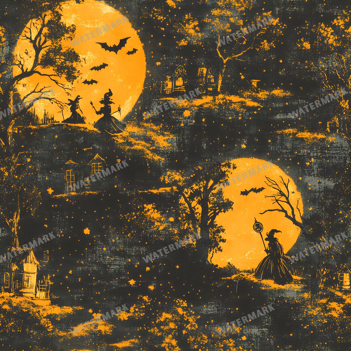 Witchcraft Seamless Pattern