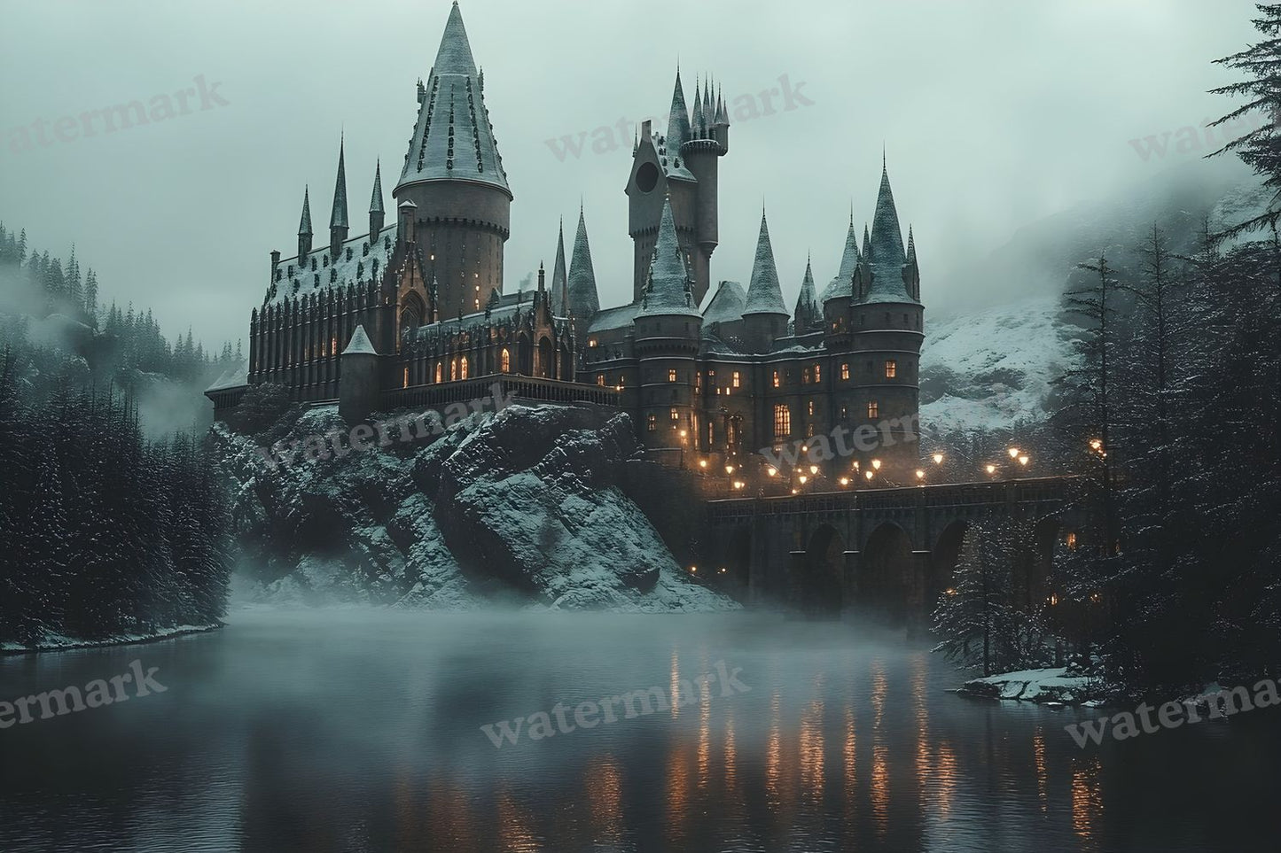 Wizarding School Backdrop Images