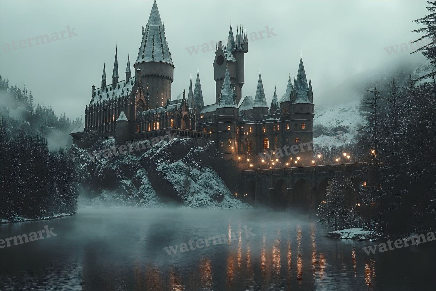 Wizarding School Backdrop Images