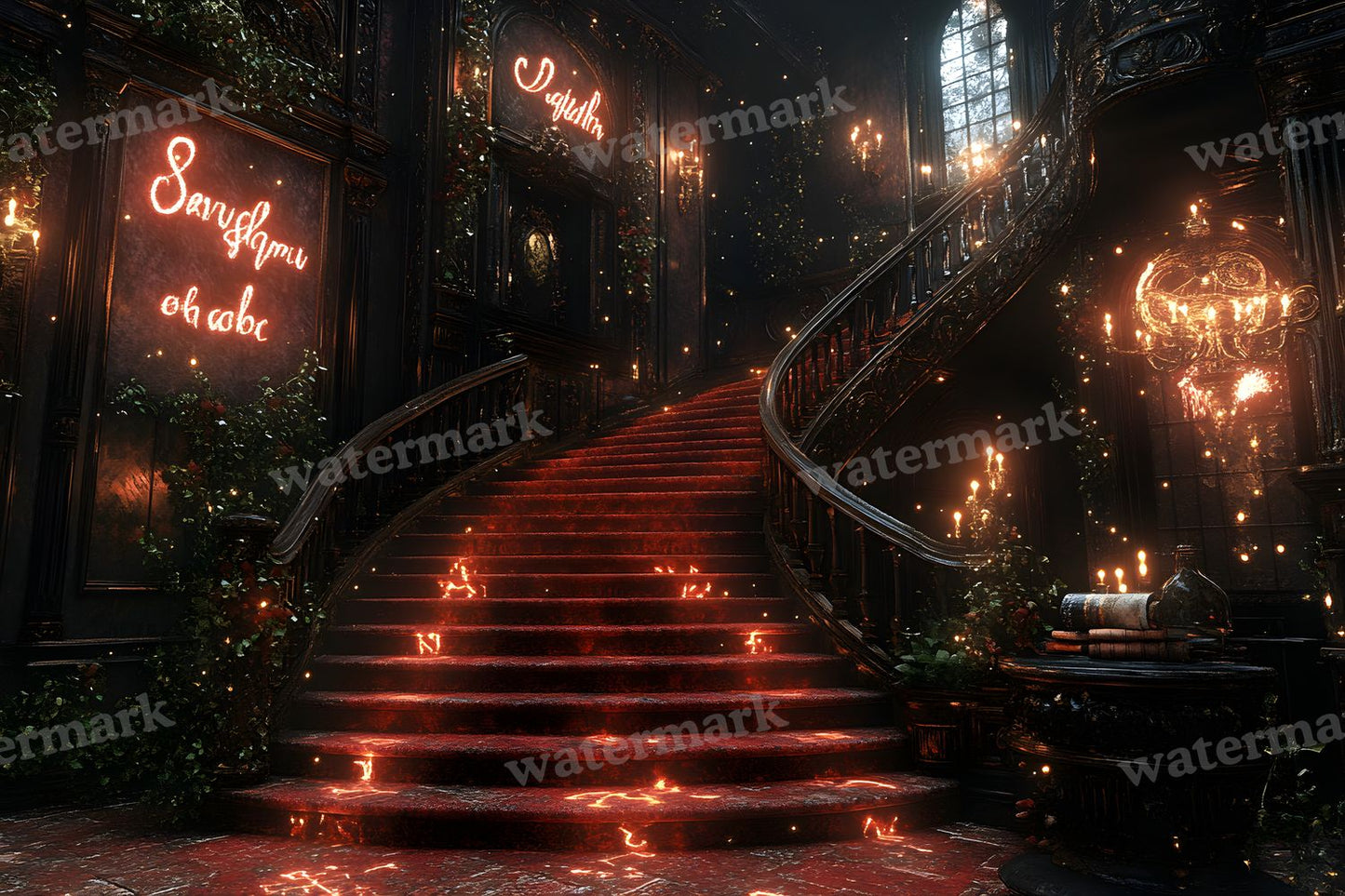Wizards Library Backdrop Images