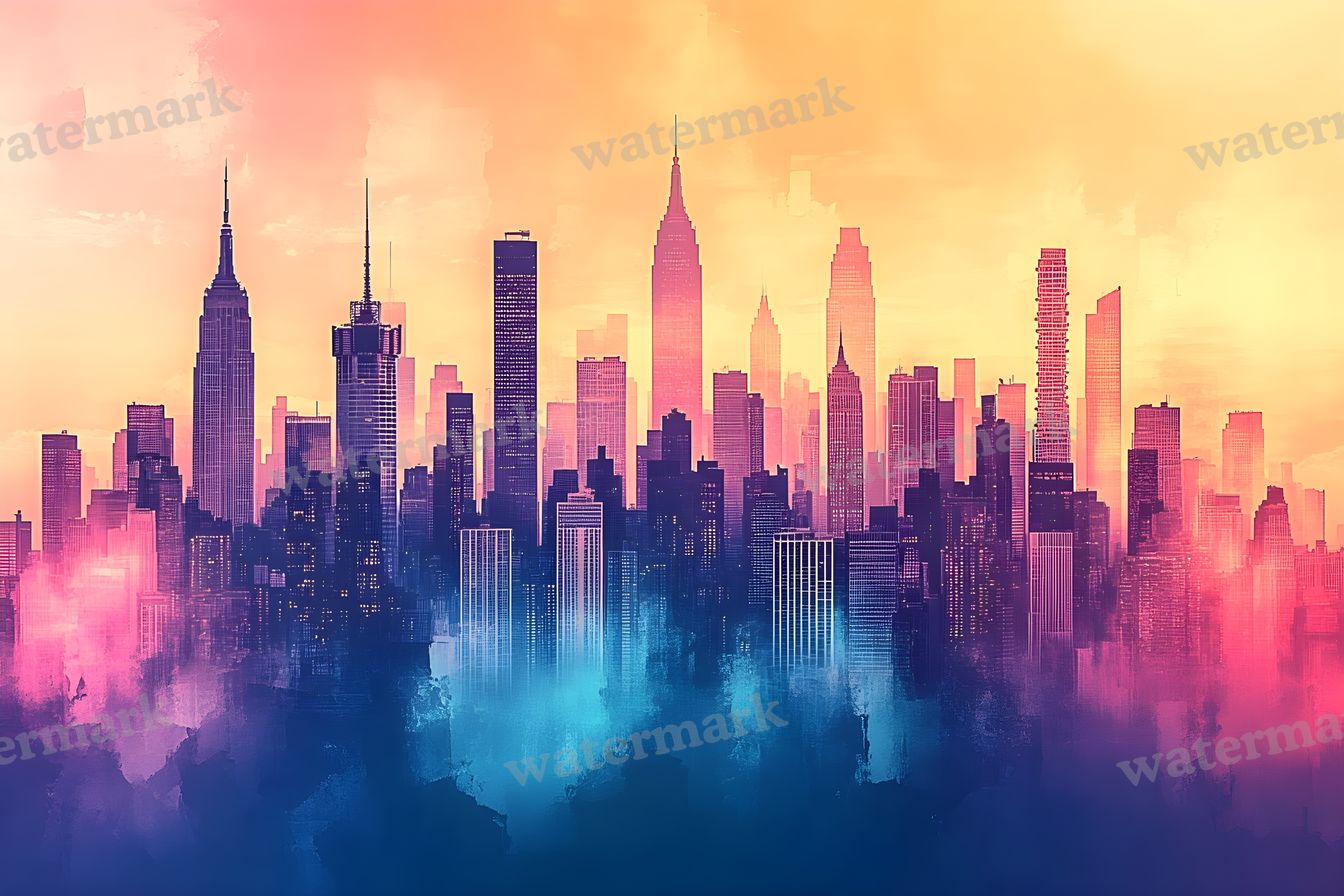 Abstract Skyline Backdrop Images