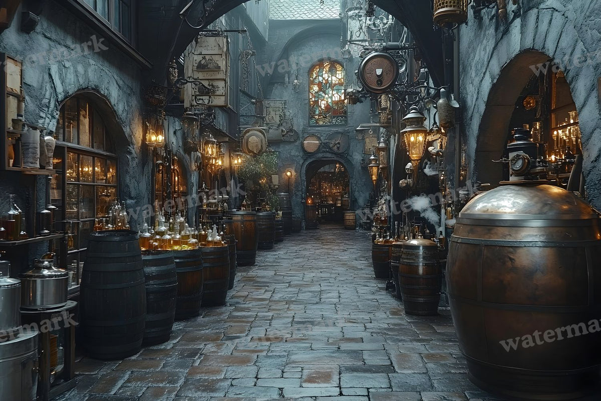 Alchemist Corner Study Backdrop Images