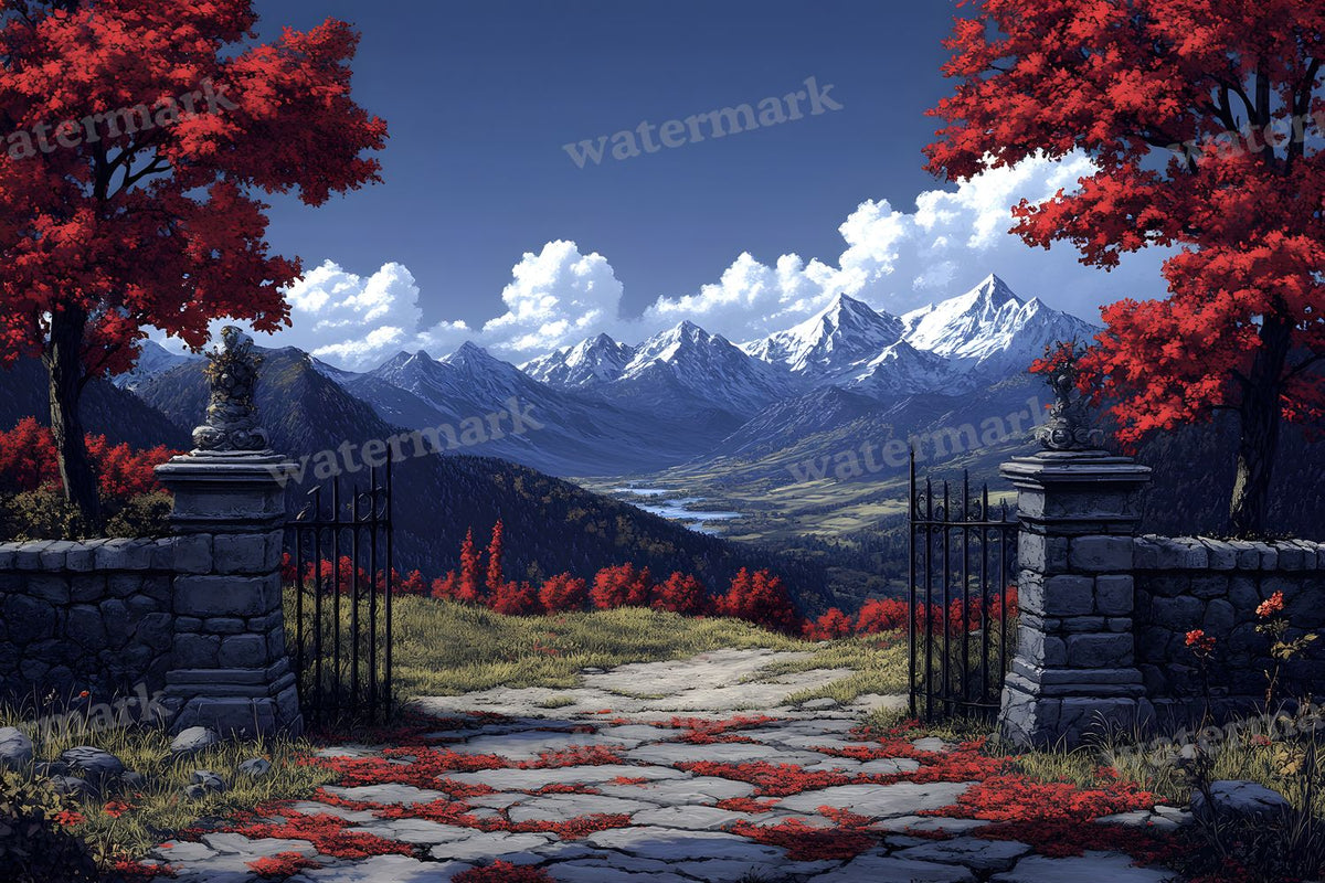 Alice In Wonderland Style Backdrop Images