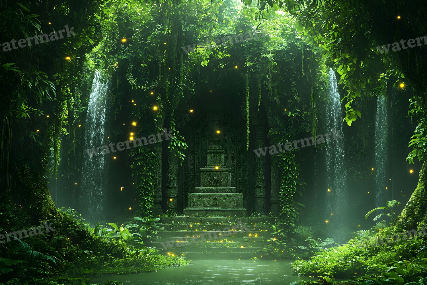 Amazonian Sacred Grove Backdrop Images