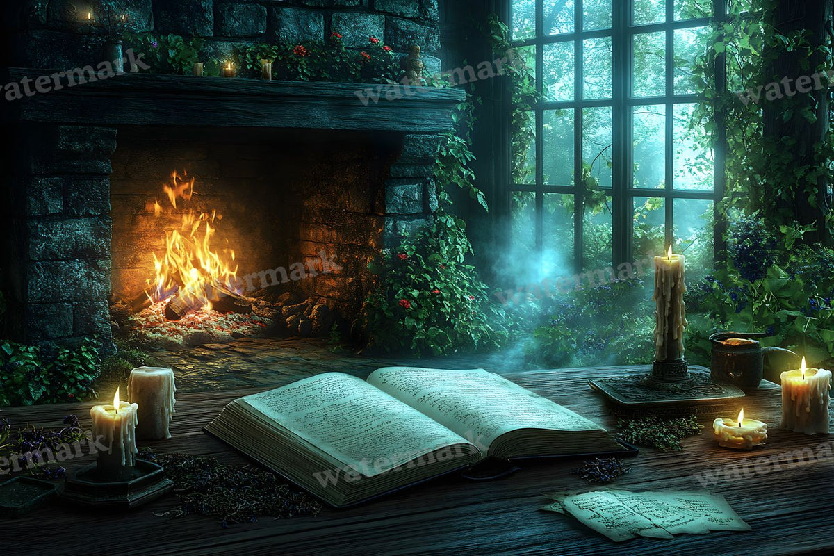 Ancient Witchgrimoire Backdrop Images
