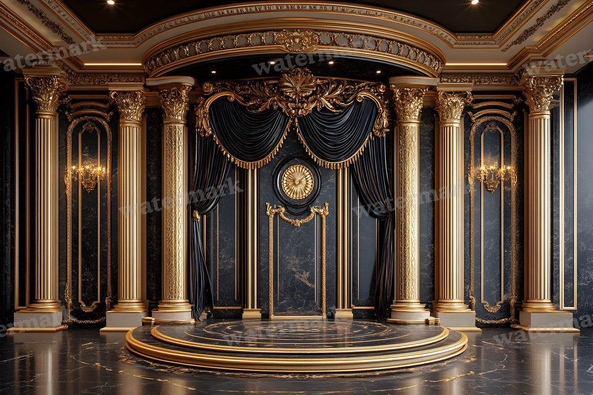 Art Deco Palace digital photo backdrop for photo editing, preview 19