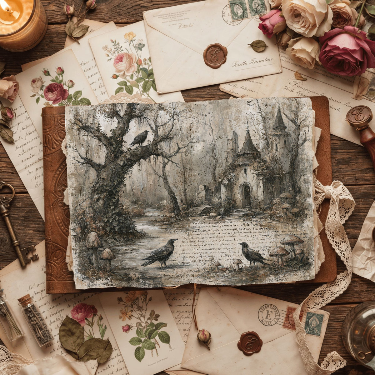 Enchanted Gothic Forest Journal Paper