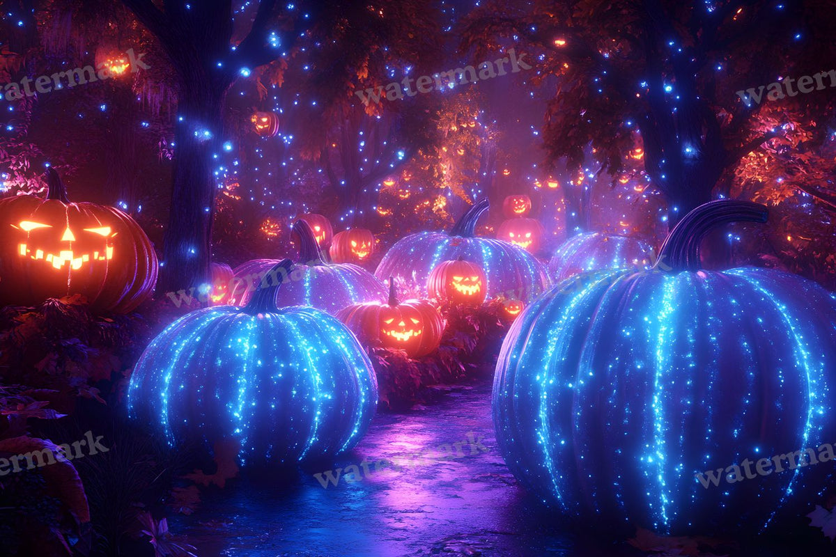 Pumpkin Grove Magic Backdrop Images